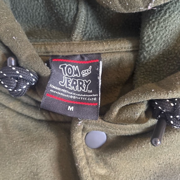 Tom & Jerry Green & Black Varsity Hoodie Jacket
Size: Medium 0078 - Picture 2 of 4